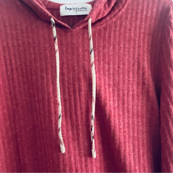 Impressions plaid hoodie sweatshirt - Picture 4 of 8